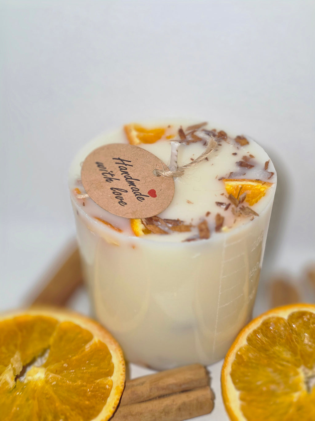 Orange & Cinnamon Handmade Candle