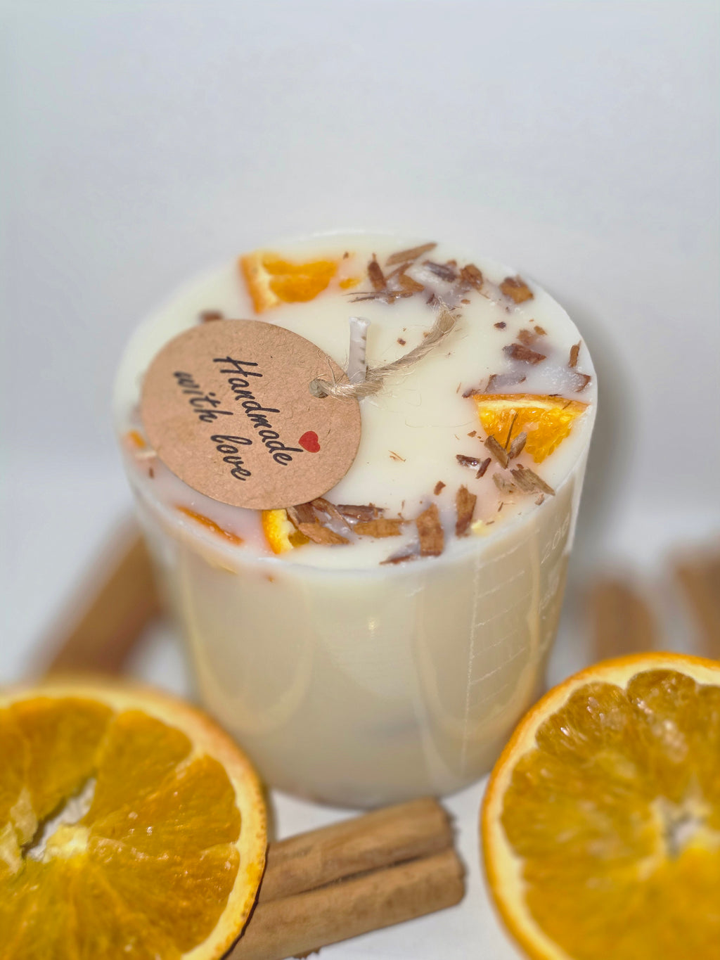 Orange & Cinnamon Handmade Candle