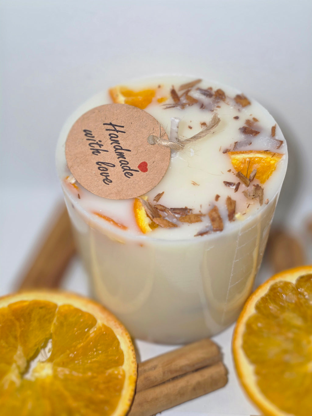 Orange & Cinnamon Handmade Candle
