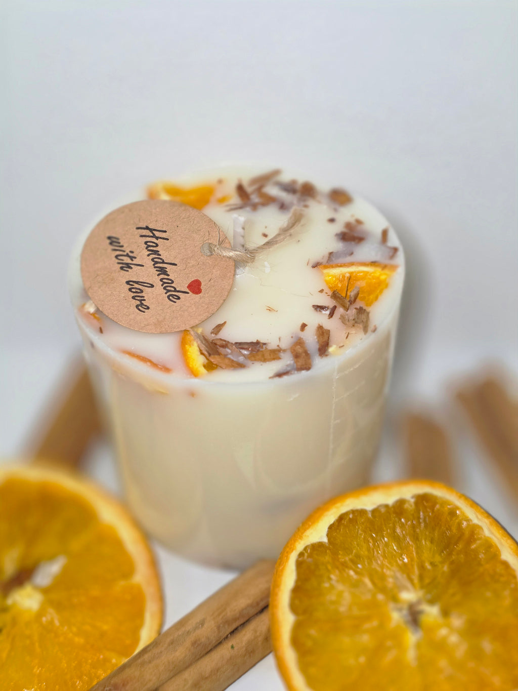 Orange & Cinnamon Handmade Candle