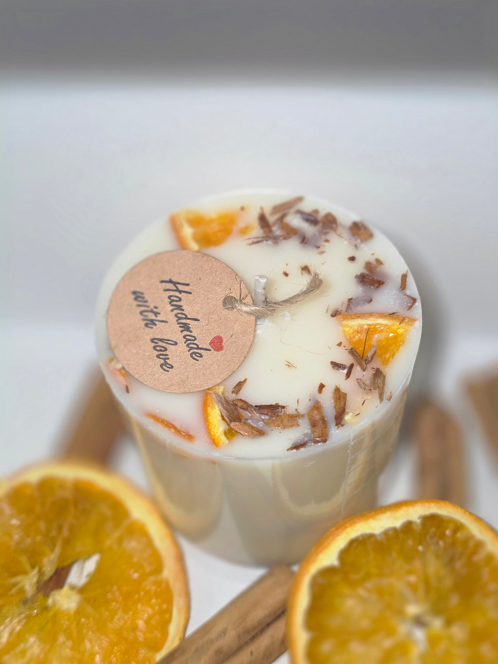 Orange & Cinnamon Handmade Candle