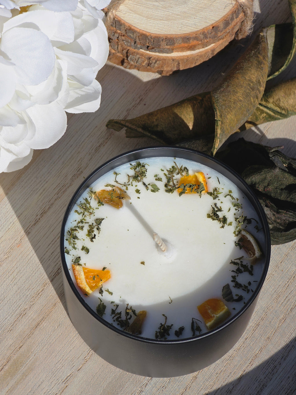 Lime Basil & Mandarin Handmade Candle