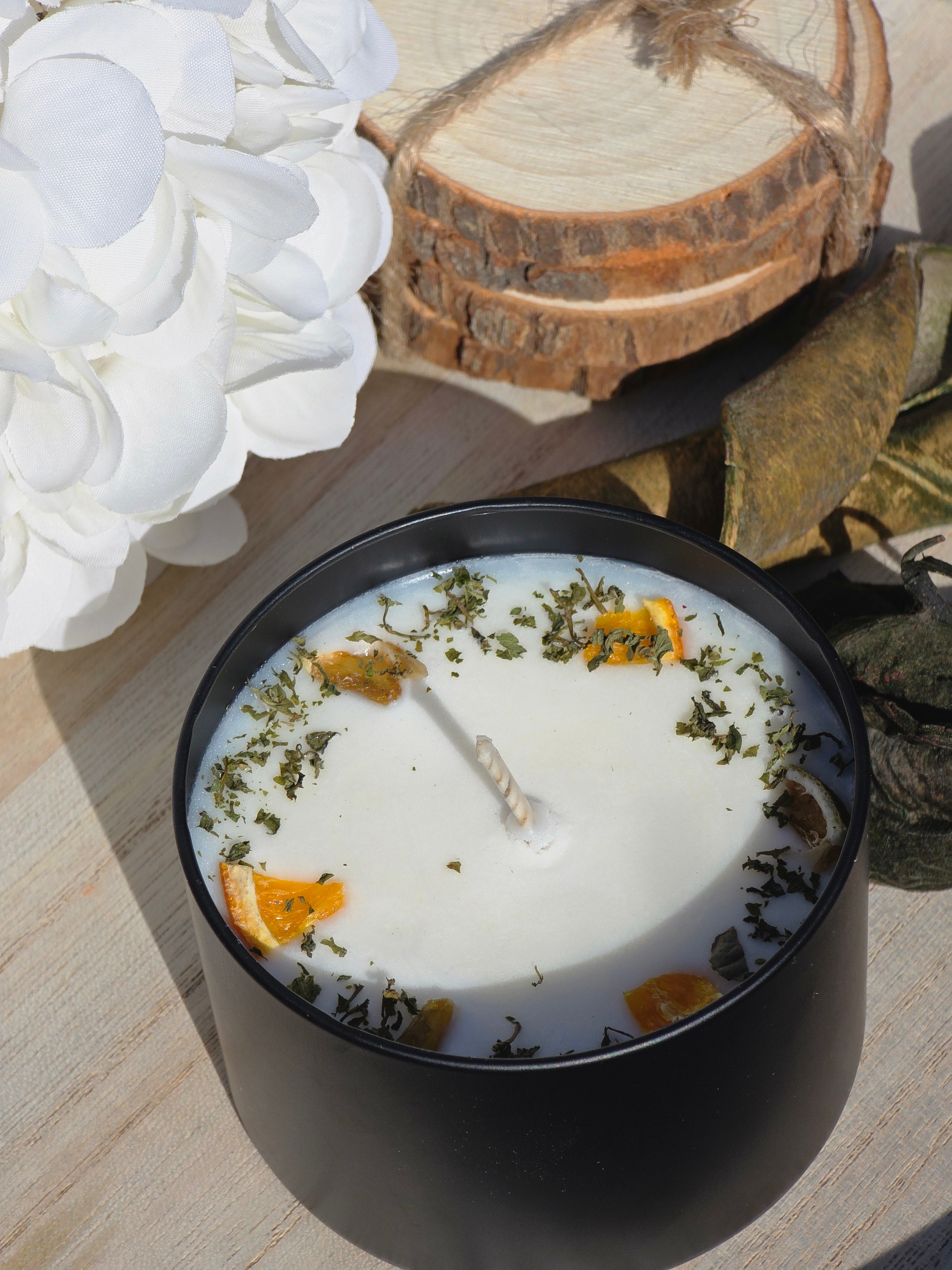Lime Basil & Mandarin Handmade Candle