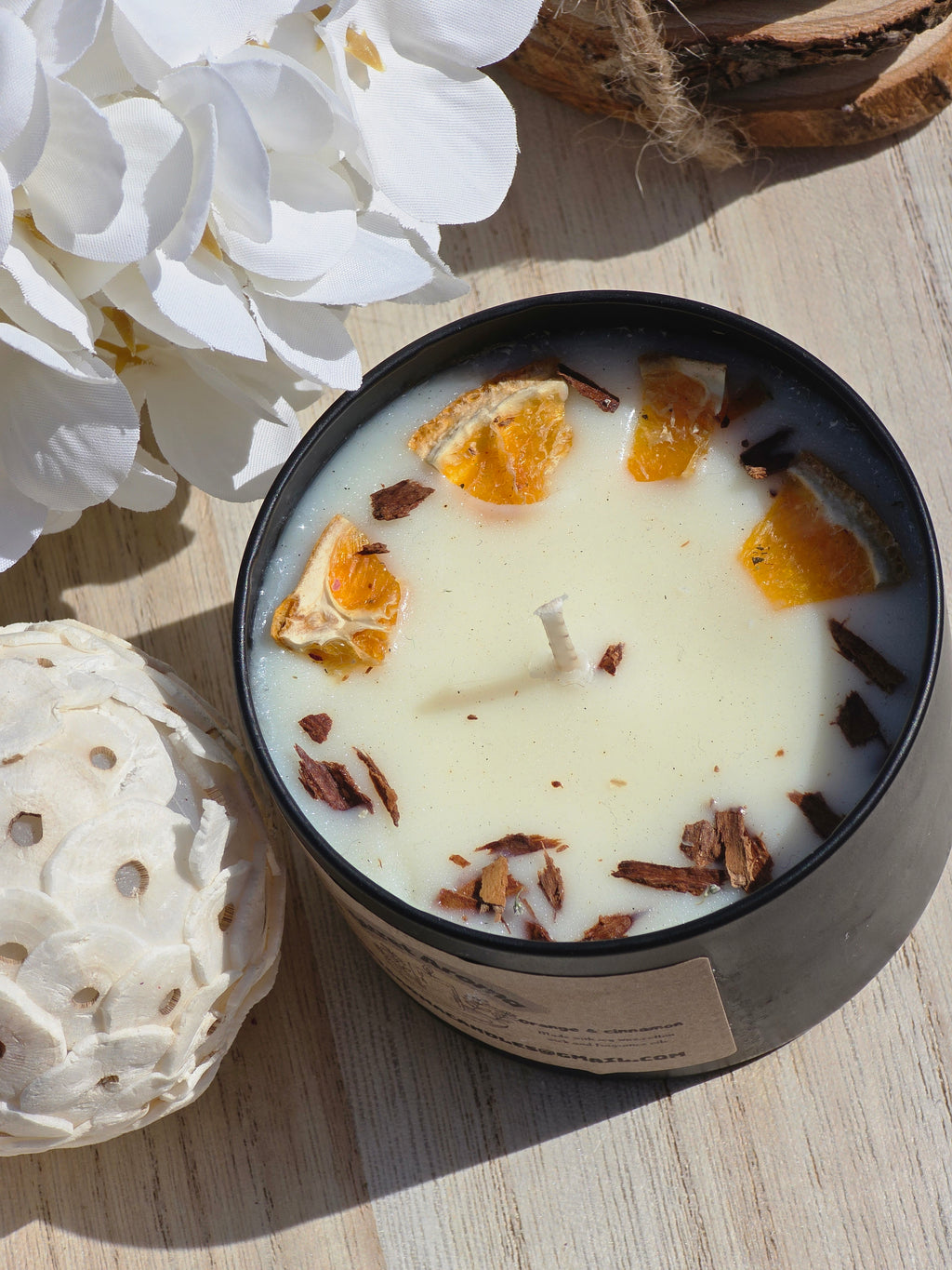 Orange & Cinnamon Soy Wax Candle