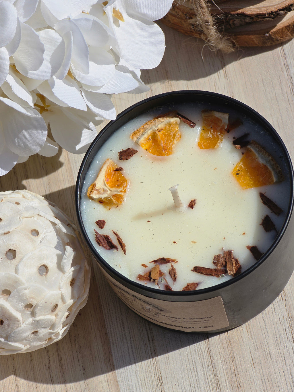 Orange & Cinnamon Soy Wax Candle