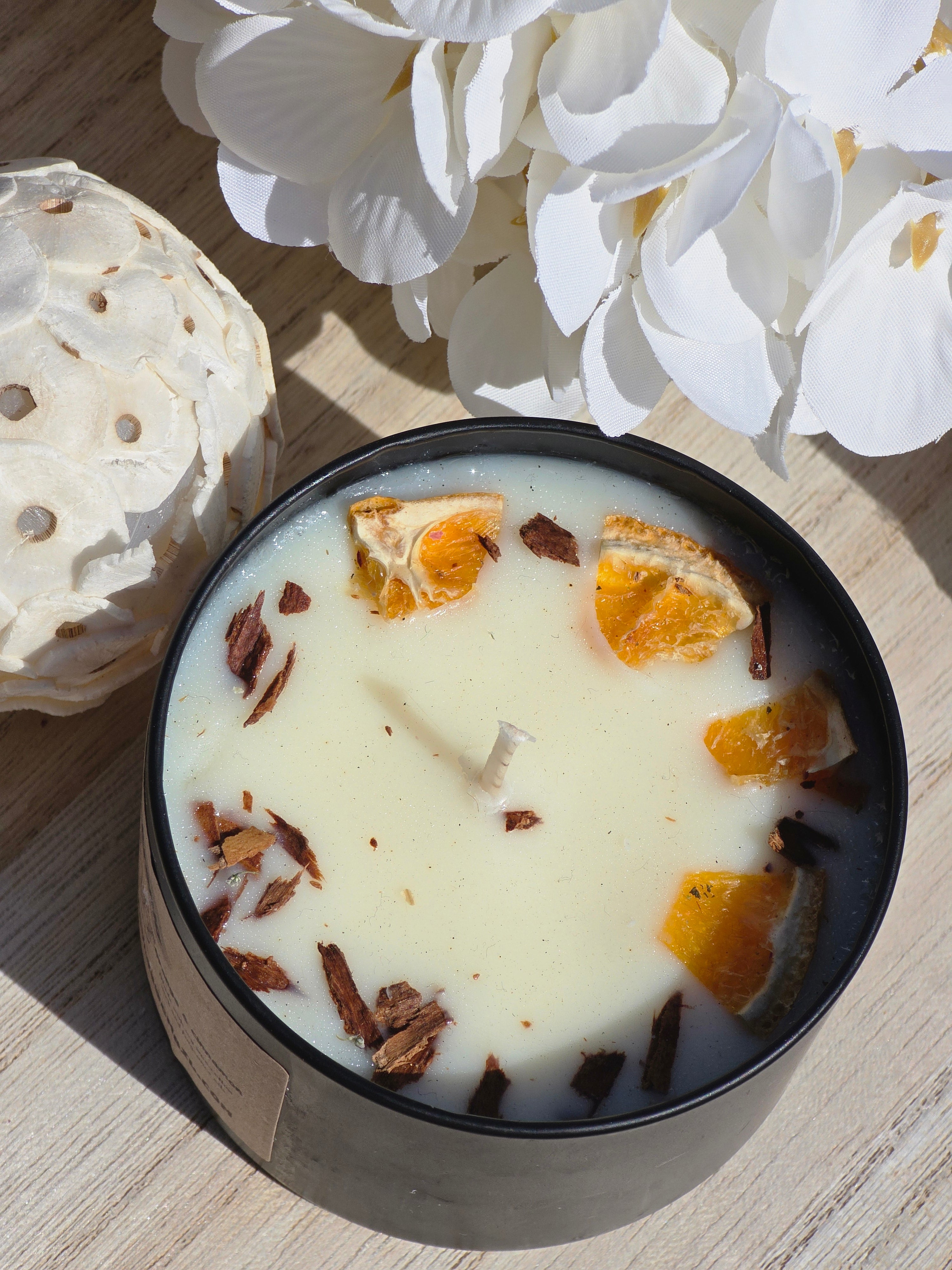 Orange & Cinnamon Soy Wax Candle