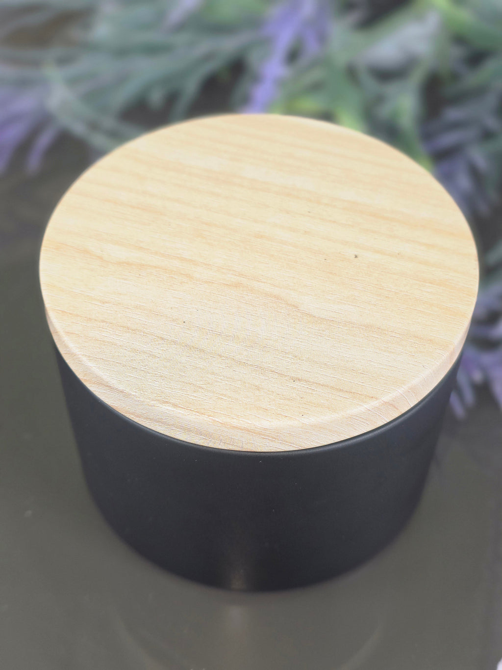 Botanical Sculpted Flower Candle - angle view