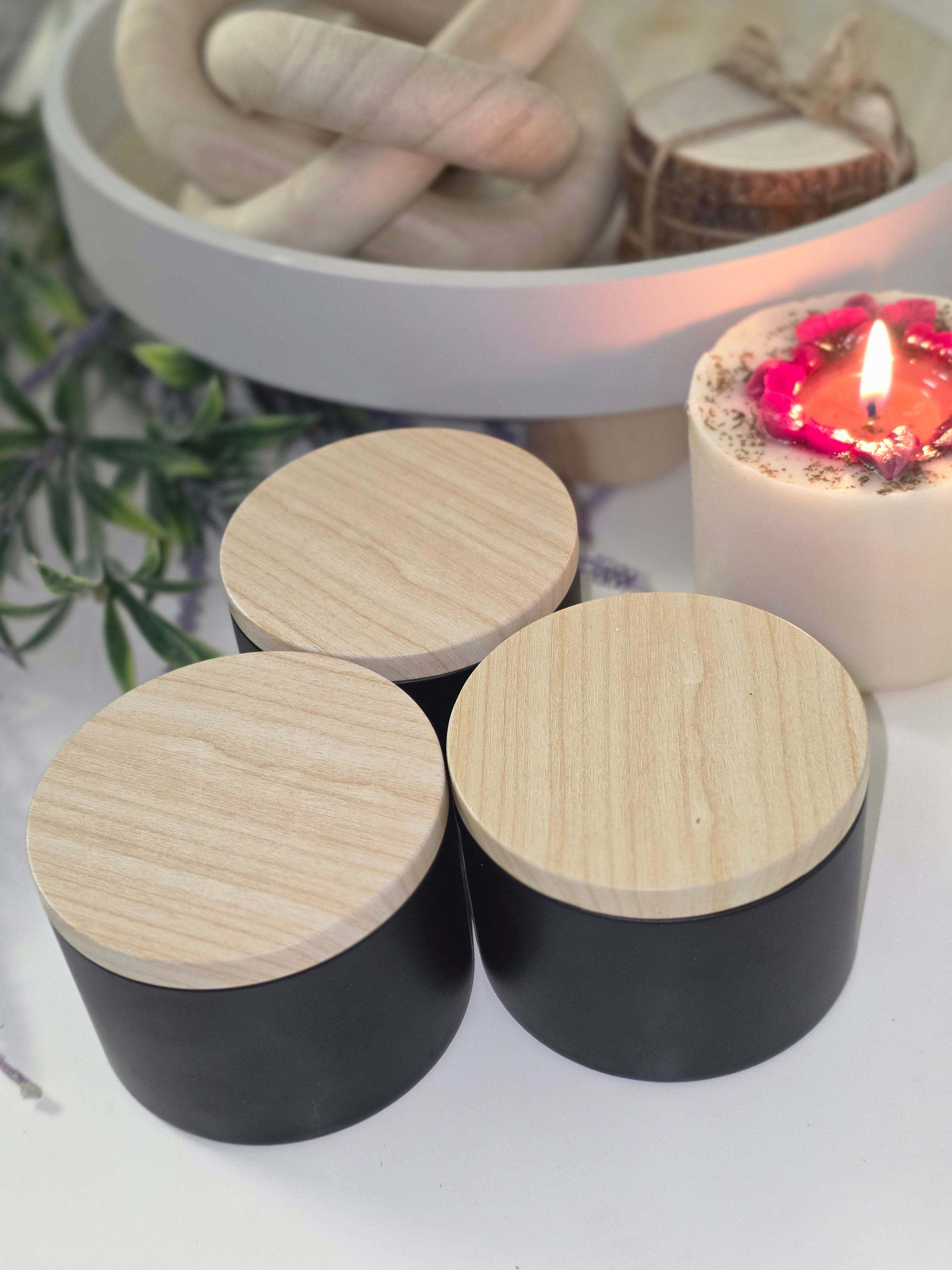 Botanical soy candle collection MiGa Candles