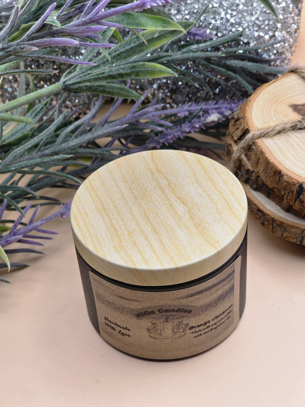 MiGa Candles lumânare vedere de sus