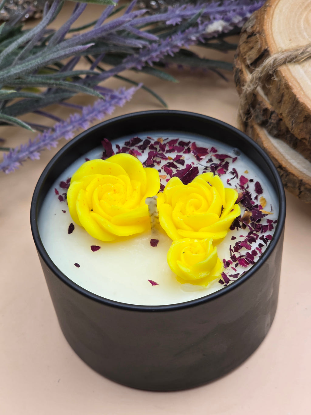 Luxury Rose Soy Candle – MiGa Candles