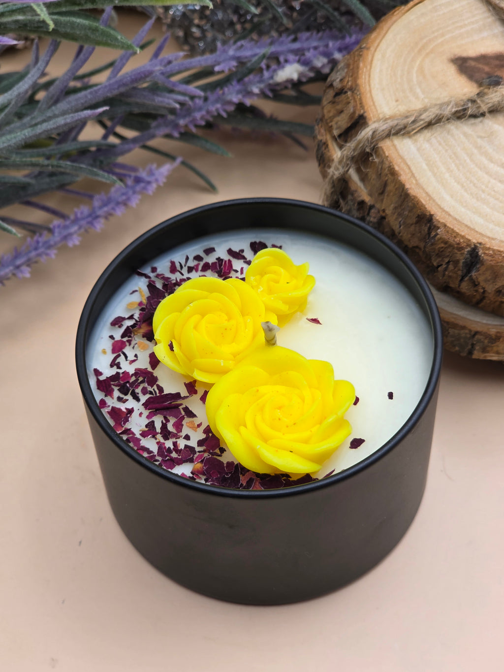 Luxury Rose Soy Candle – MiGa Candles