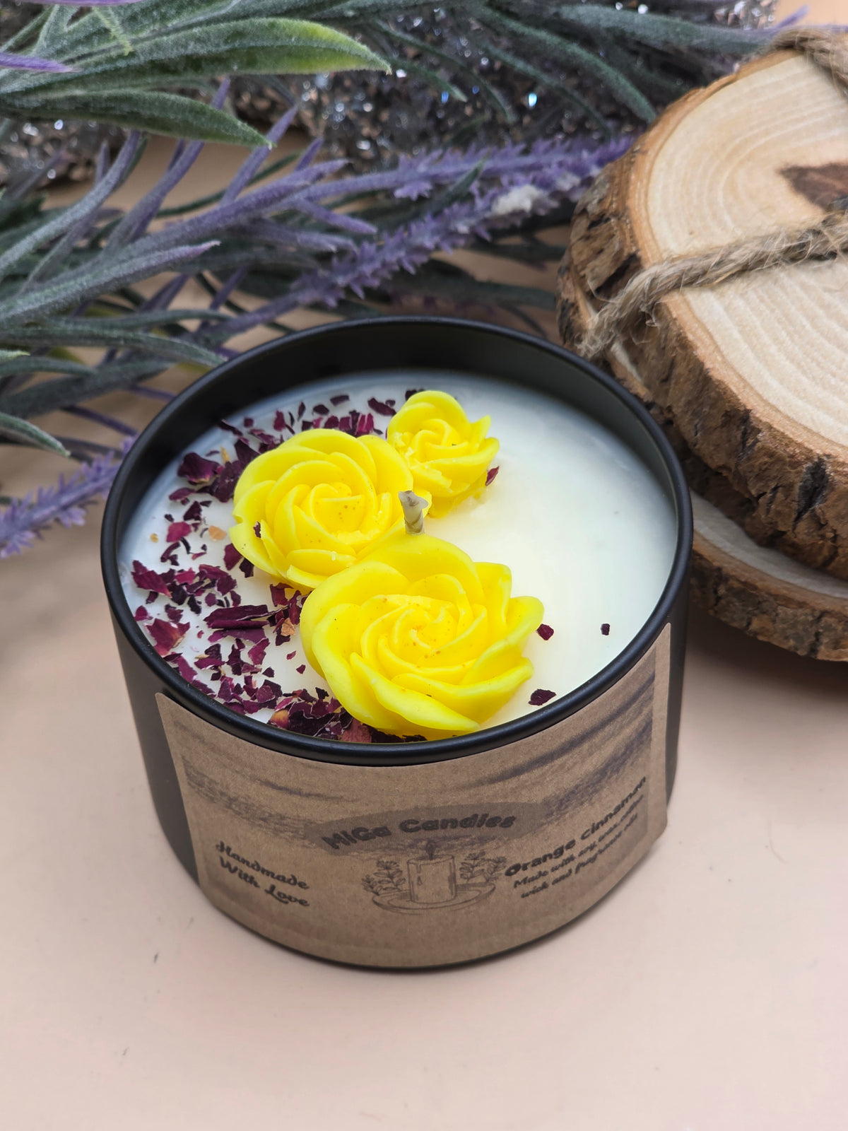 Luxury Rose Soy Candle – MiGa Candles
