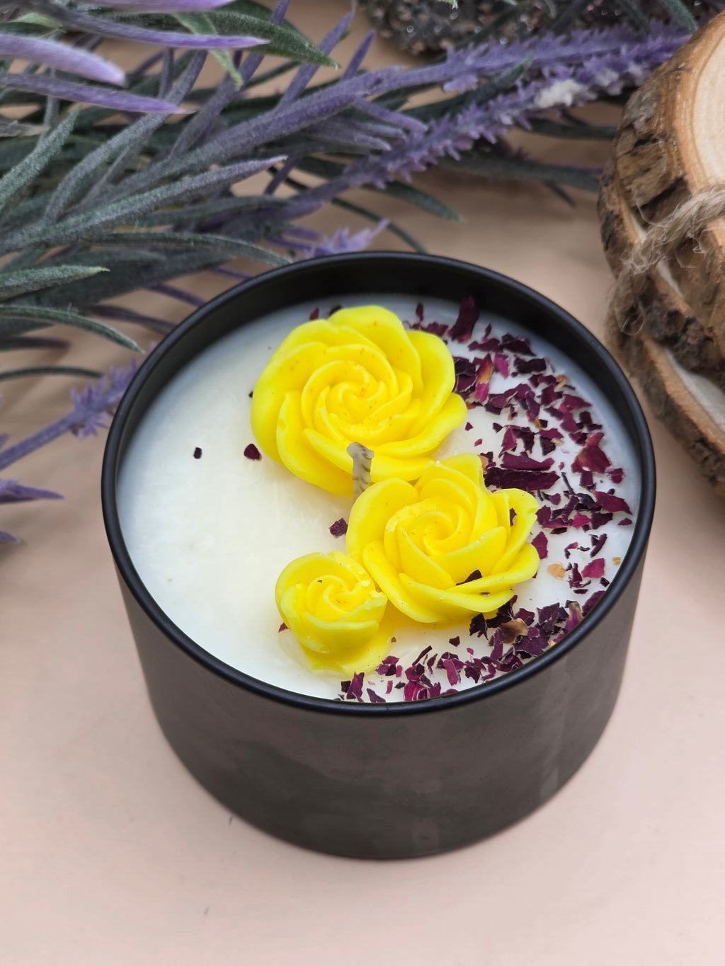 Luxury Rose Soy Candle – MiGa Candles