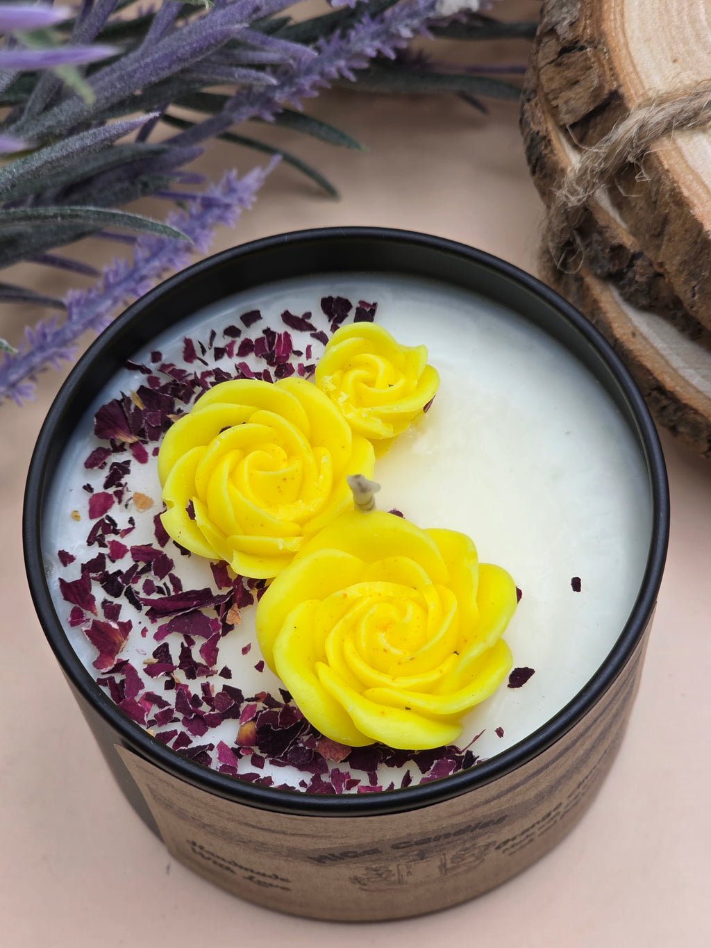 Luxury Rose Soy Candle – MiGa Candles