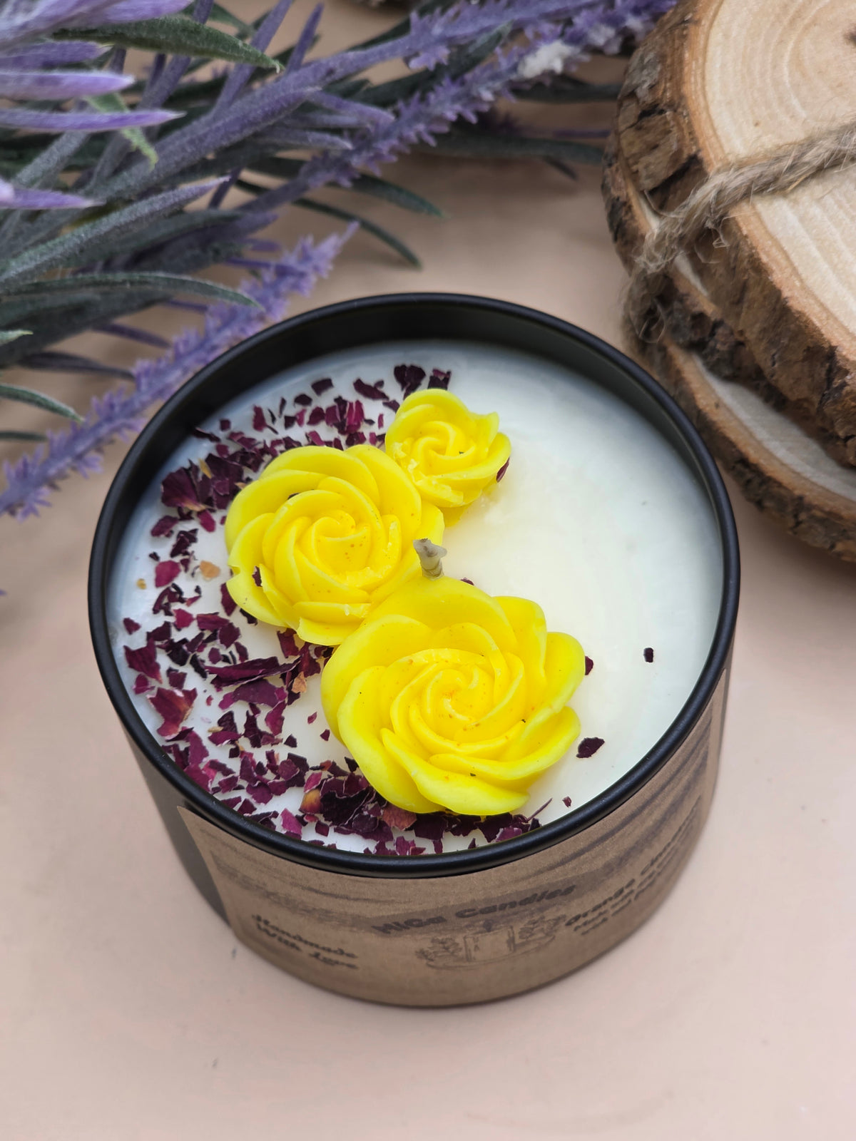Luxury Rose Soy Candle – MiGa Candles