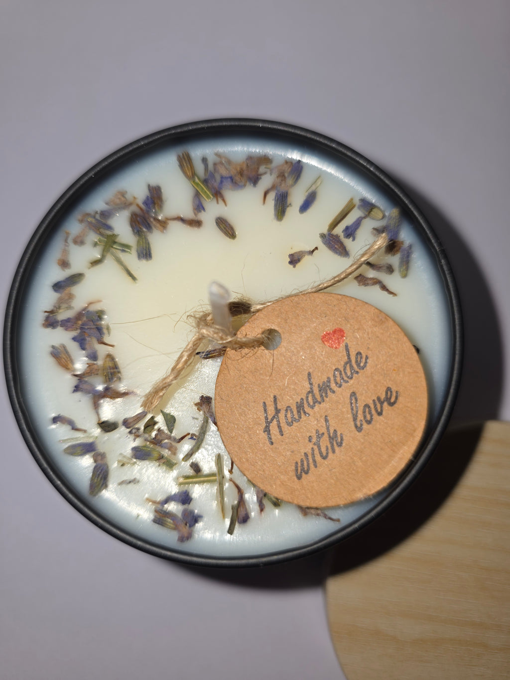 Lemon & Lavender and Lavender Botanical Scented Candle  Matte Black Tin