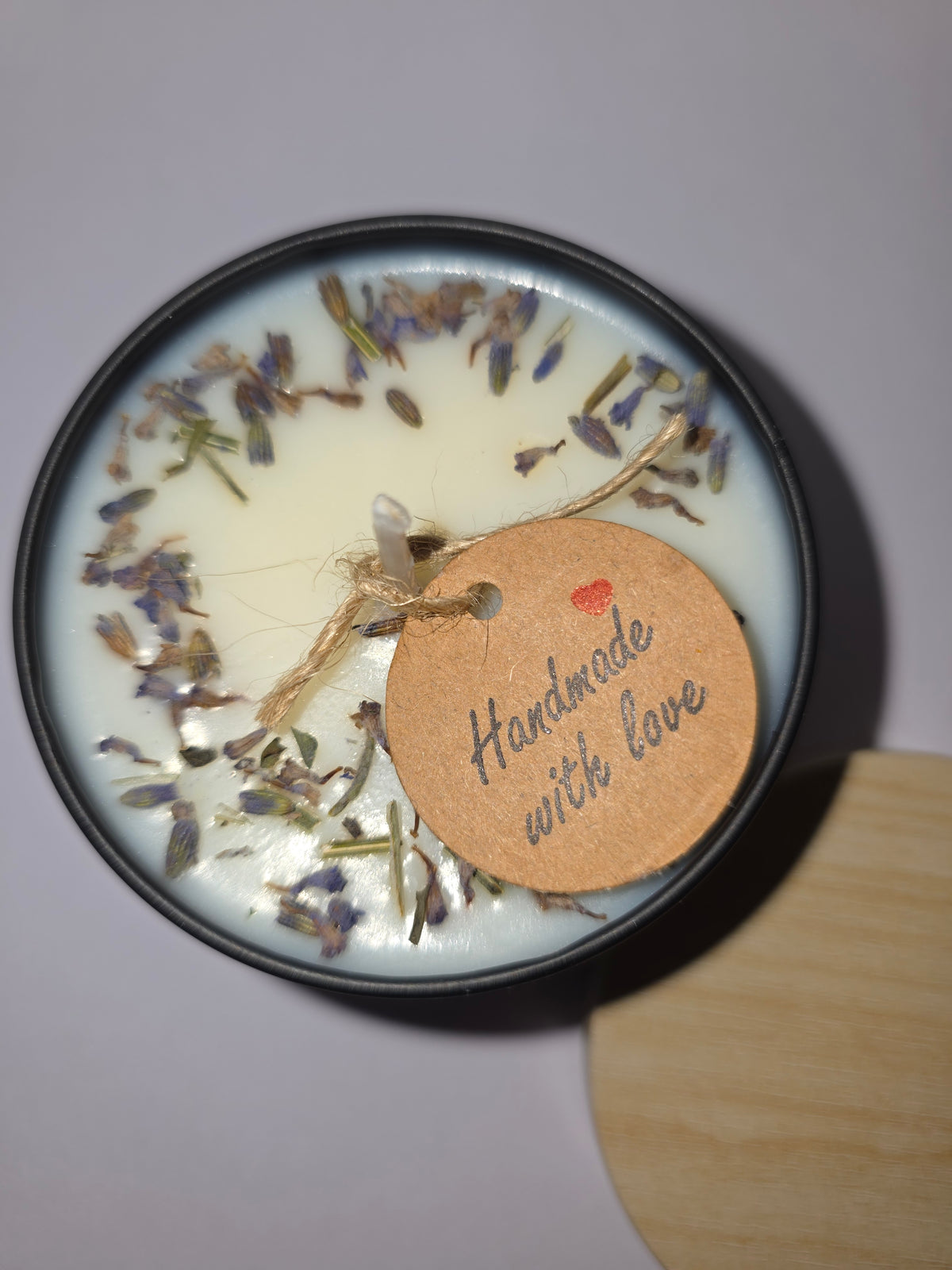 Lemon & Lavender and Lavender Botanical Scented Candle  Matte Black Tin