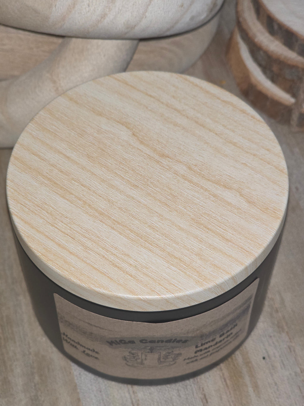 Lime Basil & Mandarin Handmade Candle