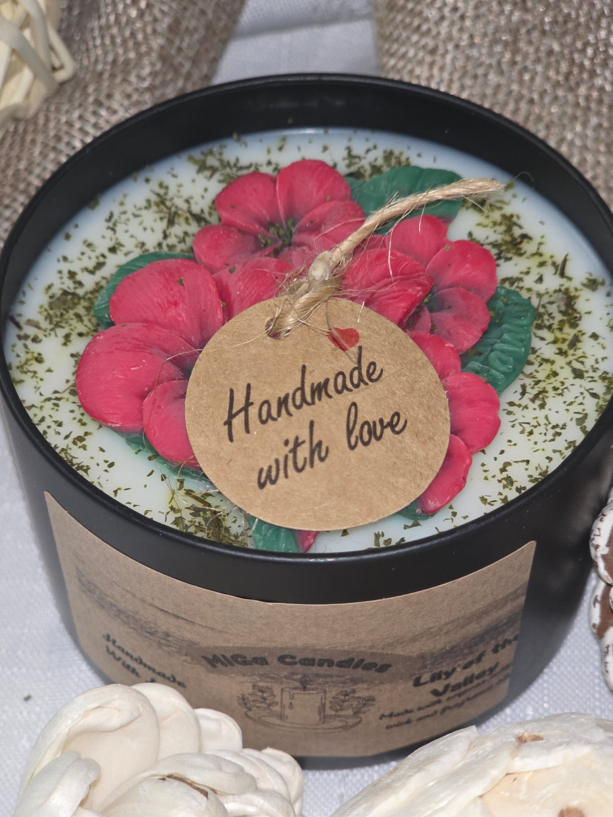 Red Blossom Soy Wax Candle – 200g | 23 Scents
