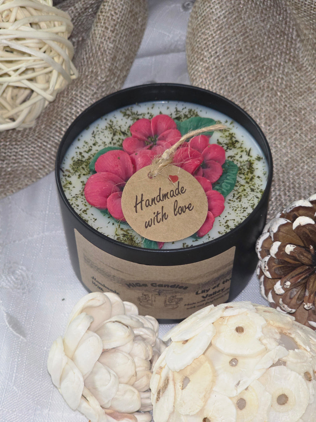 Red Blossom Soy Wax Candle – 200g | 23 Scents