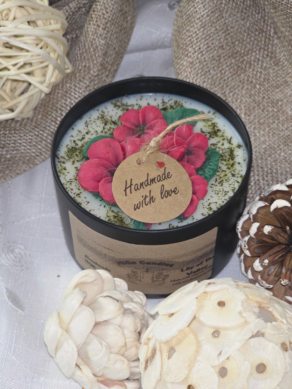 Red Blossom Soy Wax Candle – 200g | 23 Scents