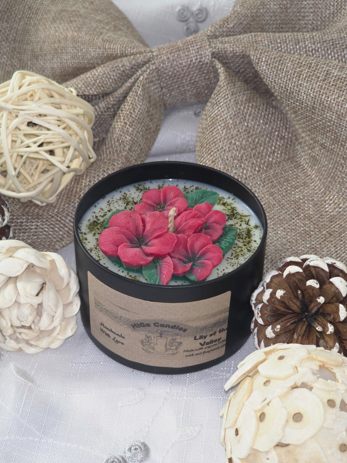 Red Blossom Soy Wax Candle – 200g | 23 Scents
